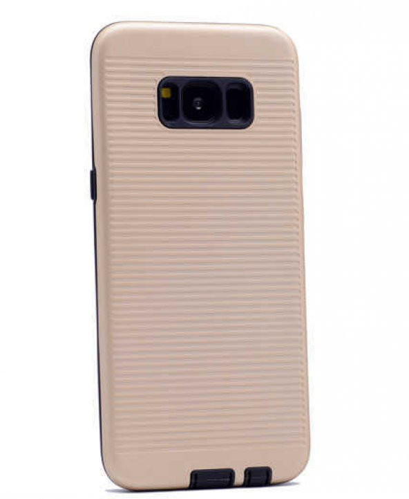 Samsung Galaxy S8 Plus Kılıf Youyou Silikon Kapak - Gold