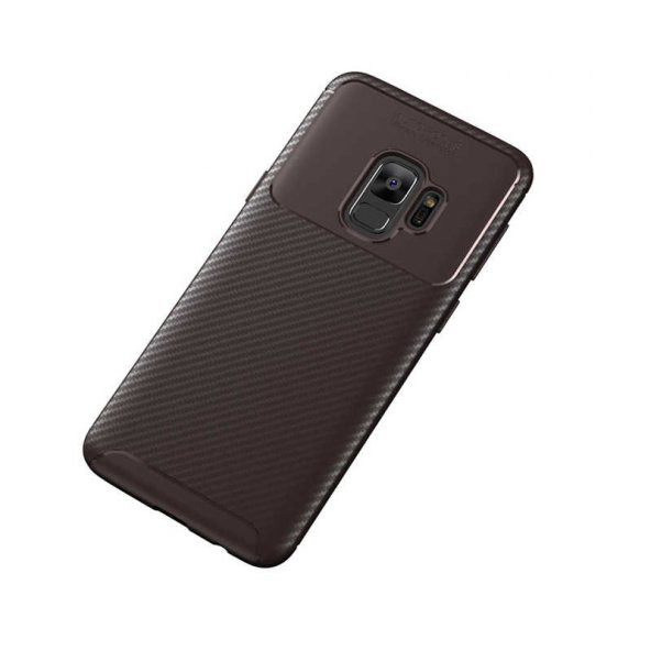Samsung Galaxy S9 Kılıf Negro Silikon Kapak - Kahverengi