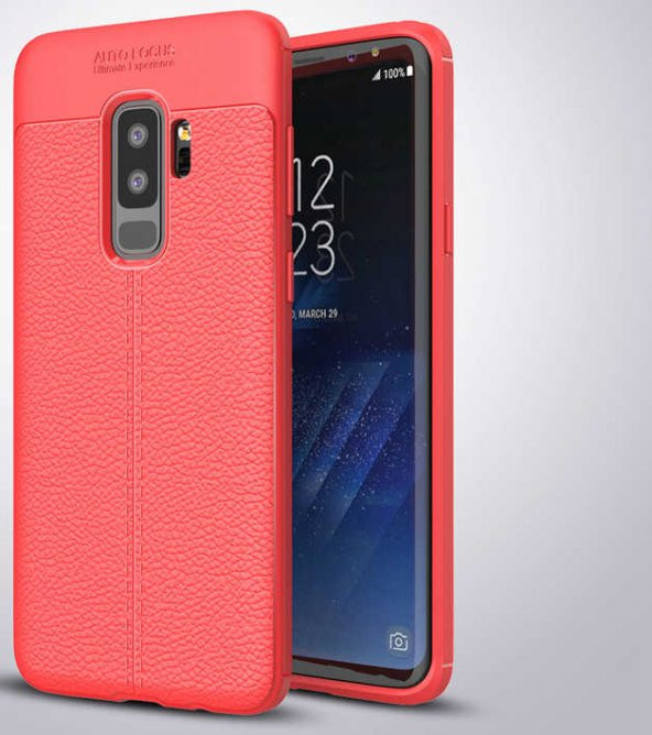 Samsung Galaxy S9 Plus Kılıf Niss Silikon Kapak - Kırmızı