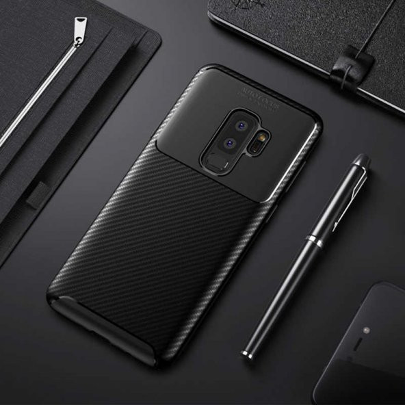 Samsung Galaxy S9 Plus Kılıf Negro Silikon Kapak - Siyah