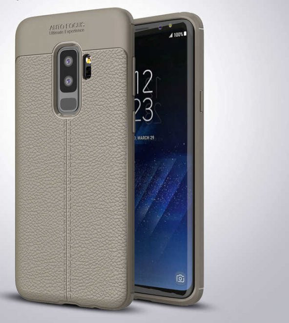 Samsung Galaxy S9 Plus Kılıf Niss Silikon Kapak - Gri