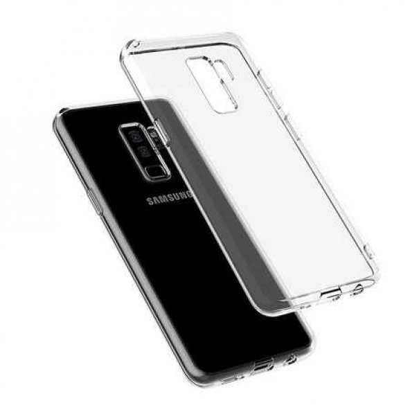Samsung Galaxy S9 Plus Kılıf Süper Silikon Kapak - Renksiz