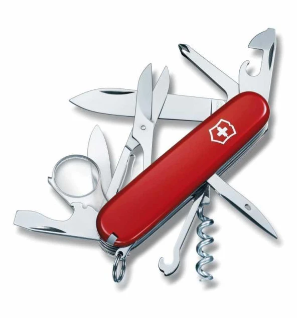 Victorinox Explorer 1.6703 Kırmızı İsviçre Çakısı 91mm 16F