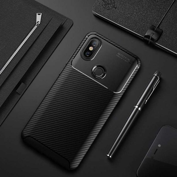 Xiaom Redmi Note 5 Pro Kılıf Negro Silikon Kapak - Siyah