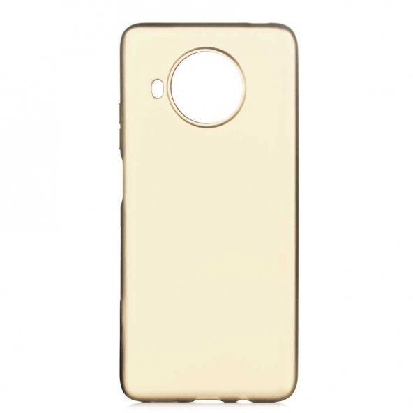 Xiaomi Mi 10T Lite 5G Kılıf Premier Silikon Kapak - Gold