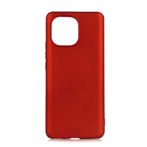 Xiaomi Mi 11 Kılıf Premier Silikon Kapak - Kırmızı