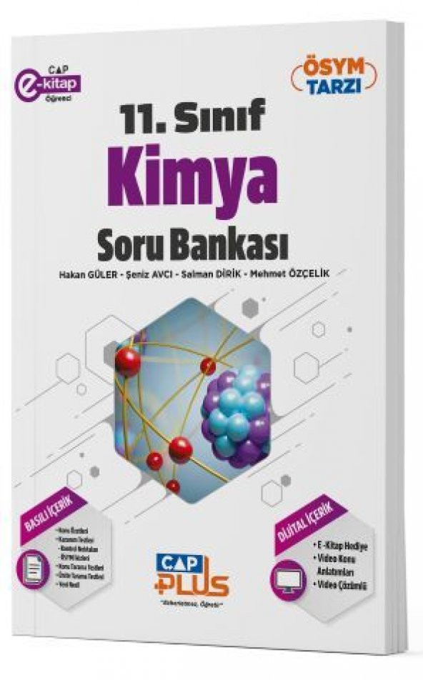 Çap Yayınları 11. Sınıf Kimya Plus Soru Bankası