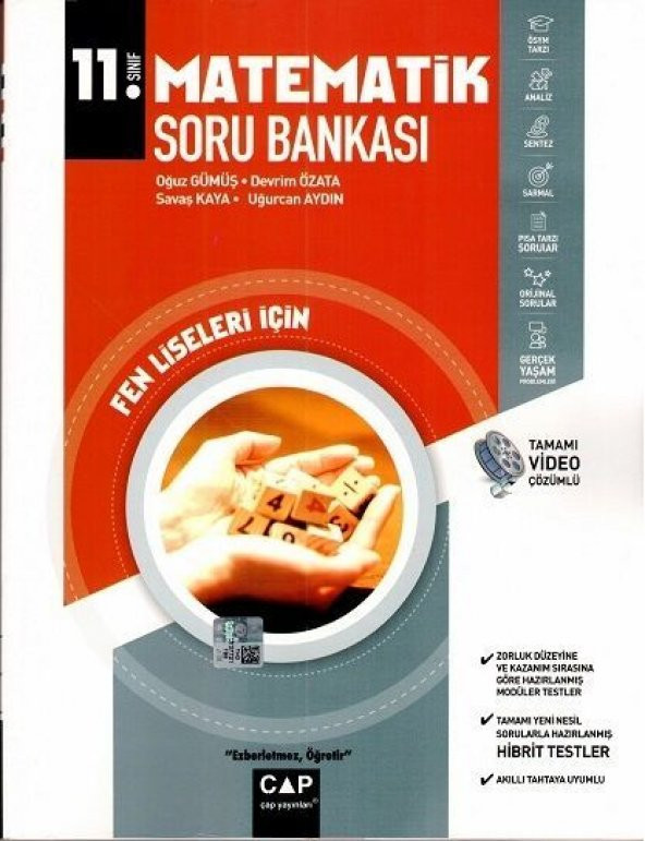 Çap Yayınları 11. Sınıf Matematik Fen Lisesi Soru Bankası - 1
