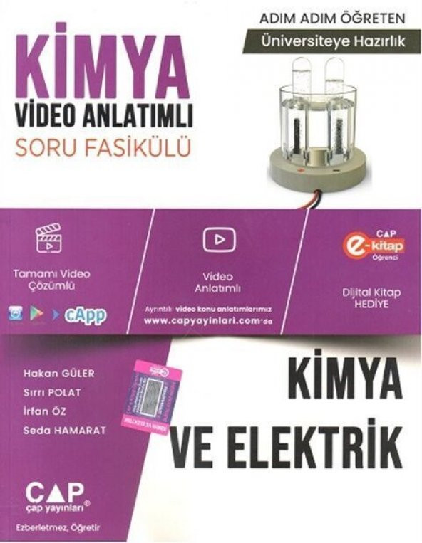 Çap Kimya Kimya ve Elektrik Konu Anlatımlı Soru Bankası