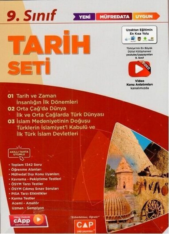 Çap Yayınları 9. Sınıf Tarih Anadolu Seti