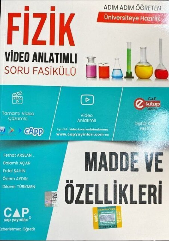 Çap Fizik Madde ve Özellikleri Konu Anlatımlı Soru Bankası