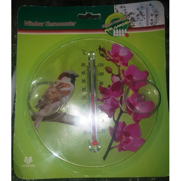 cam termometresi vantuzlu 17 cm -30-50 derece - 2