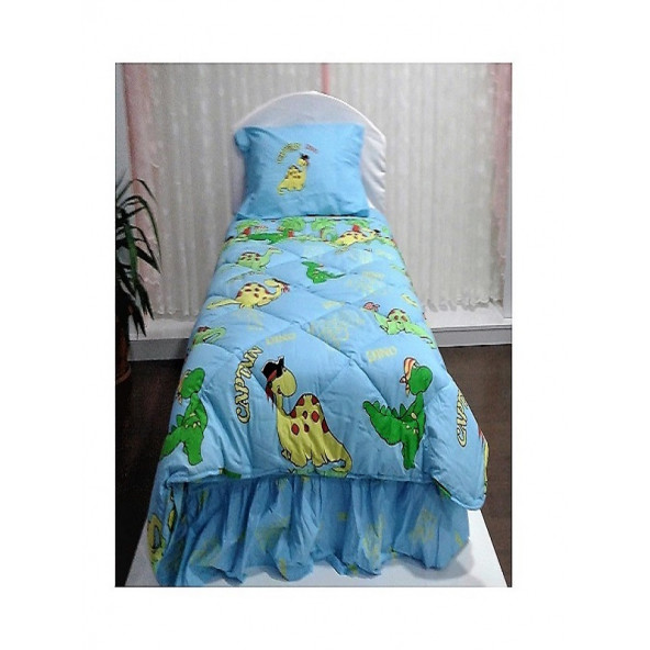 Evita Captain Dino Tek Kişilik Uyku Seti