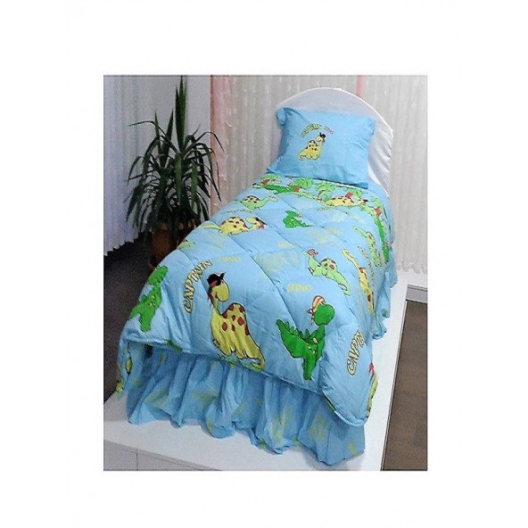 Evita Captain Dino Tek Kişilik Uyku Seti - 3