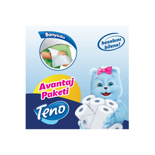 Teno 12 Rulo 4'lü Paket Avantaj Paketi Kağıt Havlu - 4