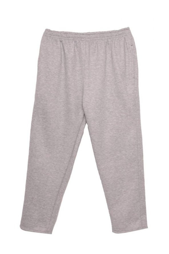 Cepli 3 İplik Erkek Eşofman Altı 9713 | Gri - 2