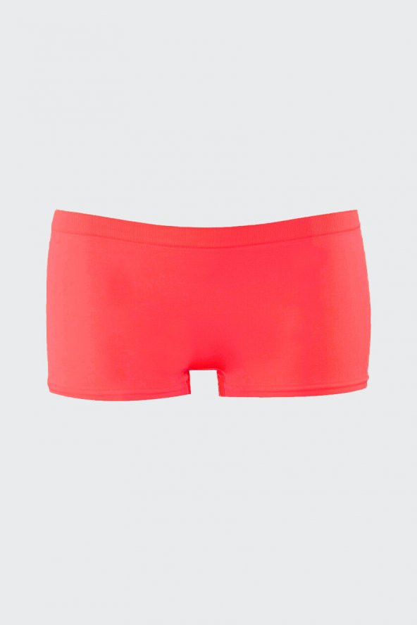 Neon Pembe Sarı Oranj Dikişsiz 3lü Ağlı Şort Külot - 2
