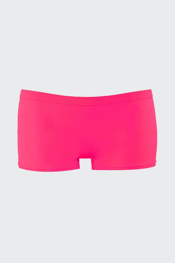 Neon Pembe Sarı Oranj Dikişsiz 3lü Ağlı Şort Külot - 4