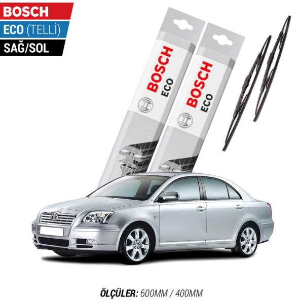 Toyota Avensis Silecek Takımı 2004-2008 Bosch Eco ürün görseli