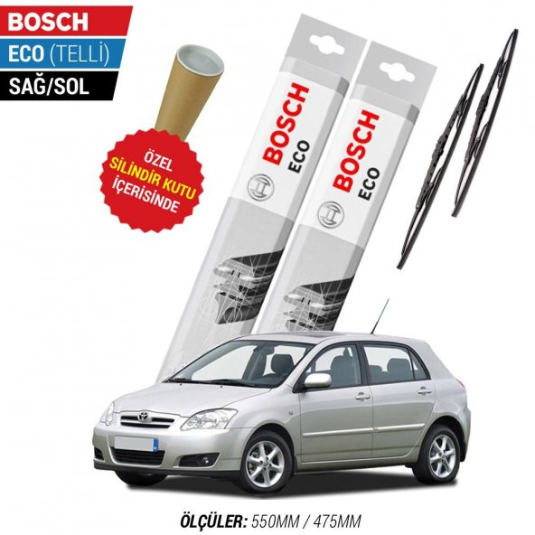 Toyota Corolla Hatchback Silecek 2002-2006 Bosch Eco