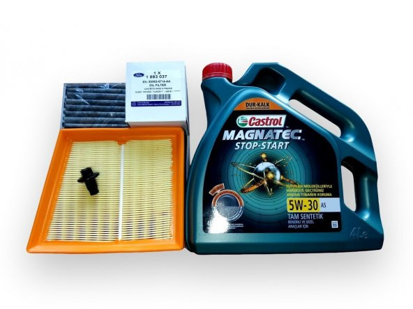 Fiesta Yağ Değişim Seti 1.25/1.4/1.6 Benzinli 2009-2017