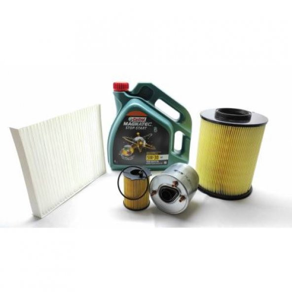 Ford Focus 3 1.6 Tdci Dizel Orj Filtre Bakm Set Castrol Edge 5W30