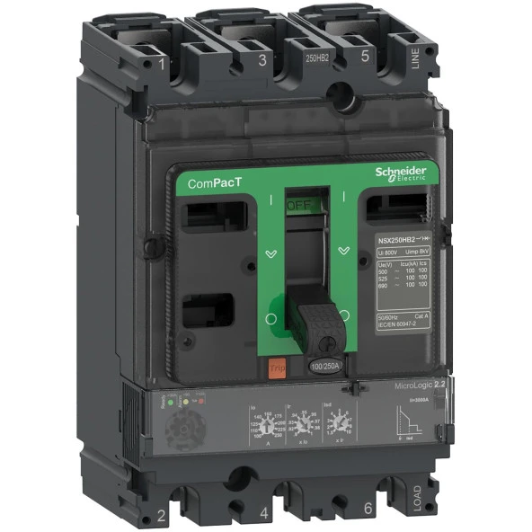 Schneider,NSX160F Micrologic 2.2  36kA LV430770