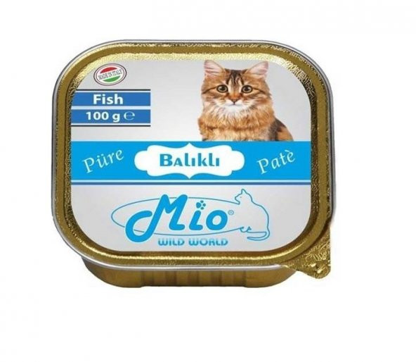 Mio Kedi Konservesi Balık Etli Püre 100 Gr