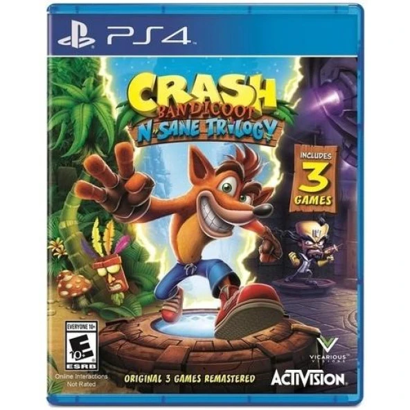 Crash Bandicoot N. Sane Trıiogy Ps4 Oyun