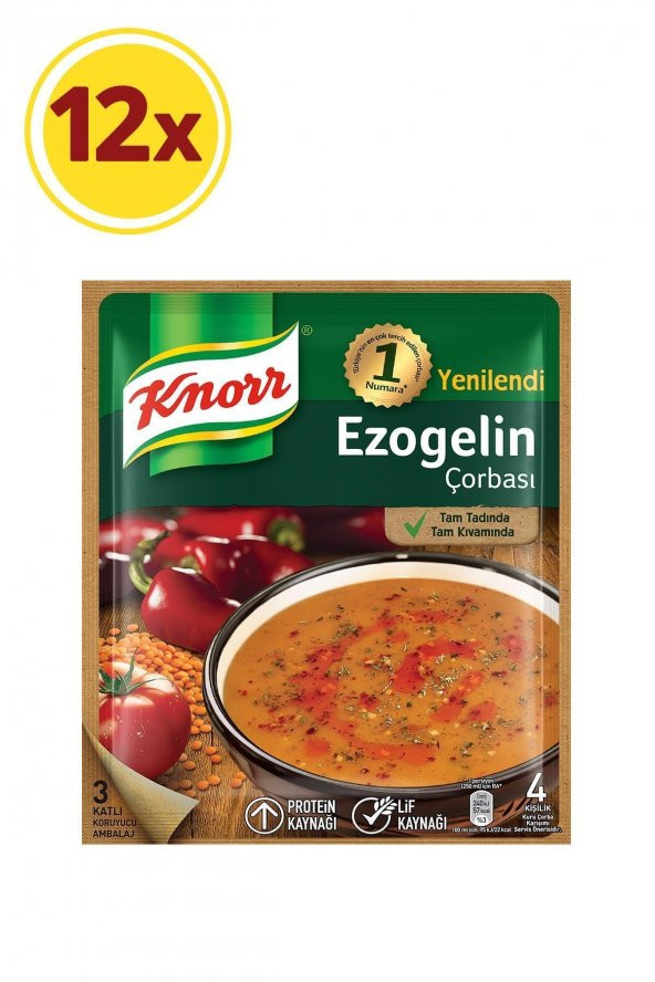 Knorr Ezogelin Çorbası 74 Gr X 12 Adet - 2