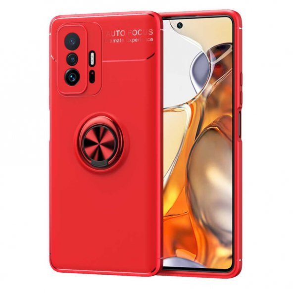 Xiaomi Mi 11T Pro 5G Kılıf Ravel Silikon Kapak - Kırmızı