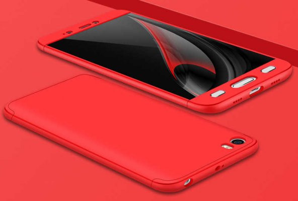 Xiaomi Mi 5s Kılıf Ays Kapak - Kırmızı