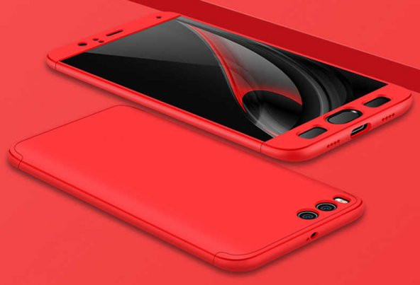 Xiaomi Mi 6 Kılıf Ays Kapak - Kırmızı
