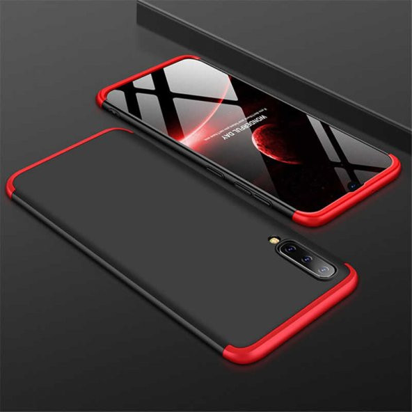 Xiaomi Mi 9 Se Kılıf Ays Kapak - Siyah-Kırmızı