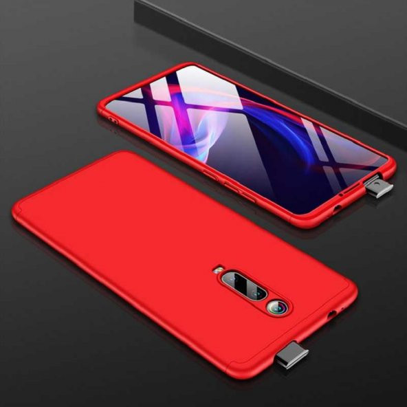 Xiaomi Mi 9T Kılıf Ays Kapak - Kırmızı