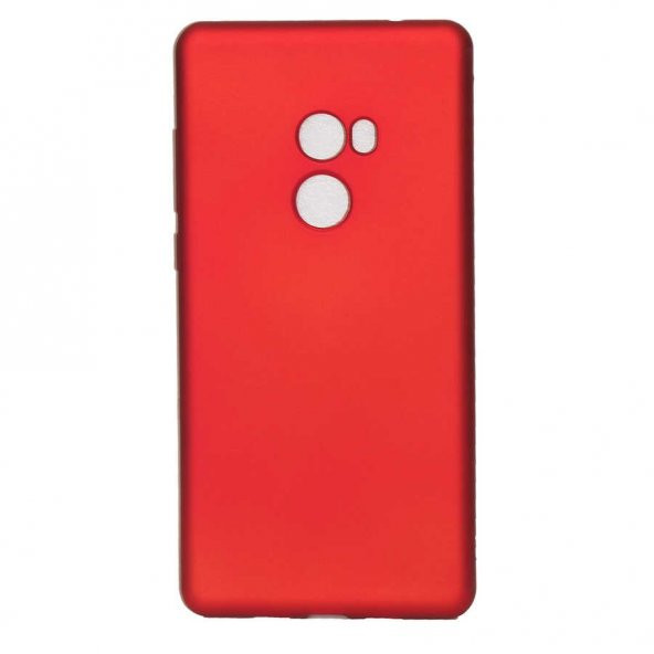 Xiaomi Mi Mix 2 Kılıf Premier Silikon Kapak - Kırmızı