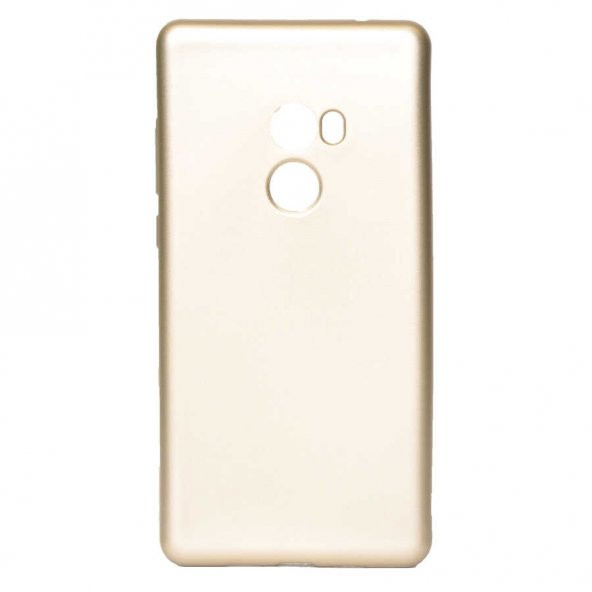 Xiaomi Mi Mix 2 Kılıf Premier Silikon Kapak - Gold