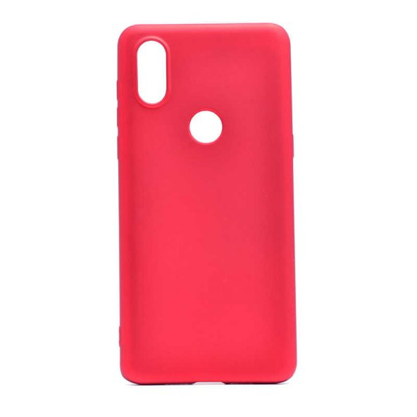 Xiaomi Mi Mix 3 Kılıf Premier Silikon Kapak - Kırmızı