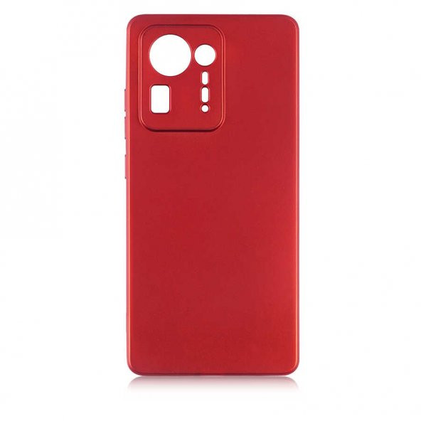 Xiaomi Mi Mix 4 Kılıf Premier Silikon Kapak - Kırmızı