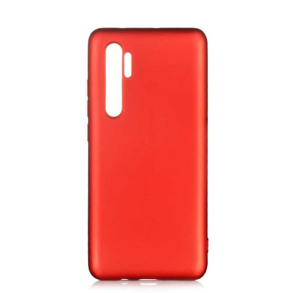 Xiaomi Mi Note 10 Lite Kılıf Premier Silikon Kapak - Kırmızı