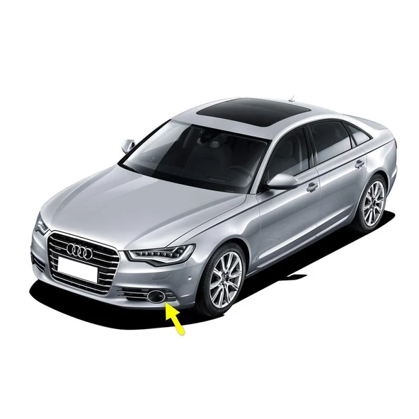 Audi A6 2012-2014 Ön Tampon Sol Sis Farı Çerçevesi Kromlu 4G0807681B