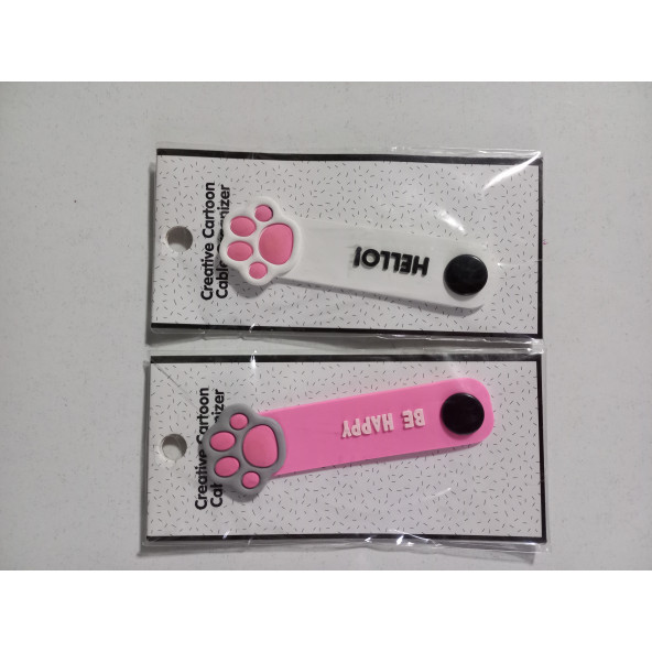 ASLANTİC Sevimli Silikon Kablo Toparlayıcı Aparatı - 2