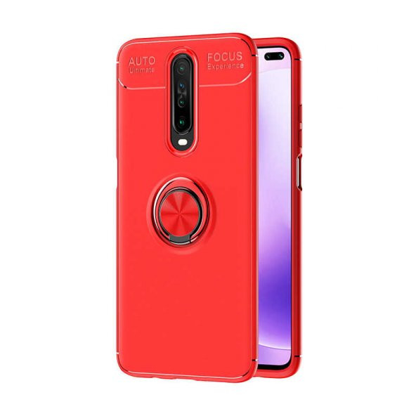 Xiaomi Poco X2 Kılıf Ravel Silikon Kapak - Kırmızı