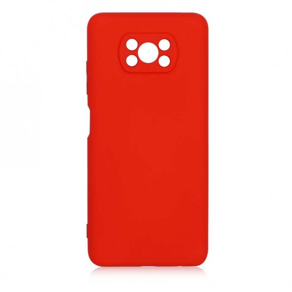 Xiaomi Poco X3 Kılıf Mara Lansman Kapak - Kırmızı
