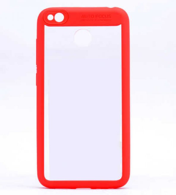Xiaomi Redmi 4A Kılıf Buttom Kapak - Kırmızı