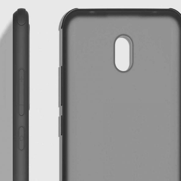 Xiaomi Redmi 8A Kılıf Odyo Silikon - Siyah