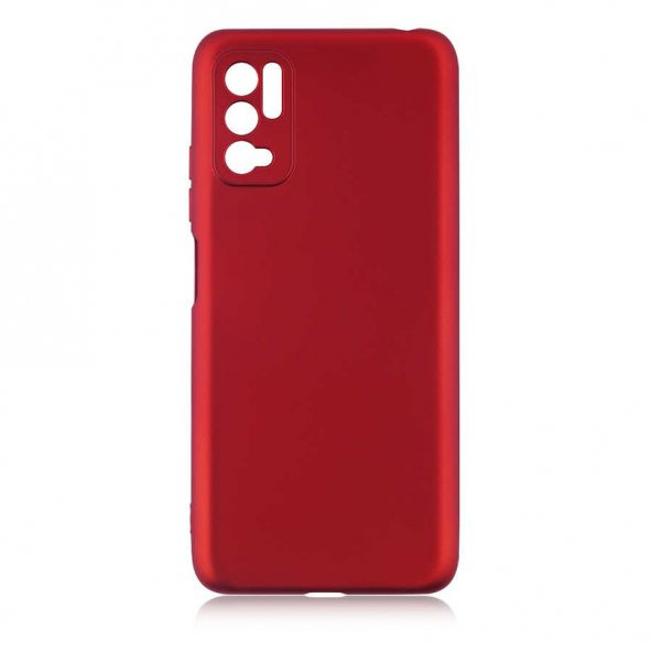 Xiaomi Redmi Note 10 5G Kılıf Premier Silikon Kapak - Kırmızı