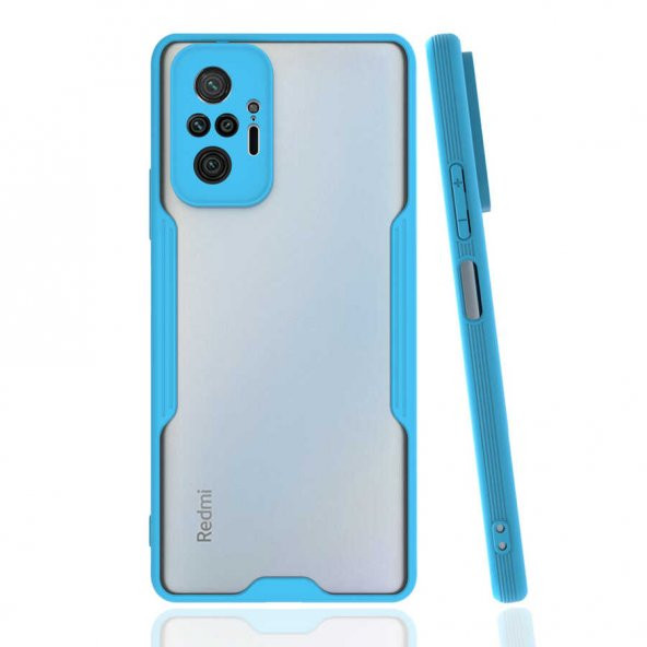 Xiaomi Redmi Note 10 Pro Kılıf Parfe Kapak - Mavi