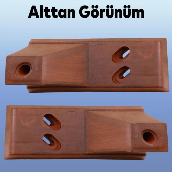 Venüs Lüks Mobilya Kanepe Sehpa Tv Ünitesi Koltuk Ayağı 8 Cm Kahverengi Baza Ayakları (2 ADET) - 2