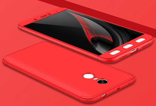Xiaomi Redmi Note 4x Kılıf Ays Kapak - Kırmızı
